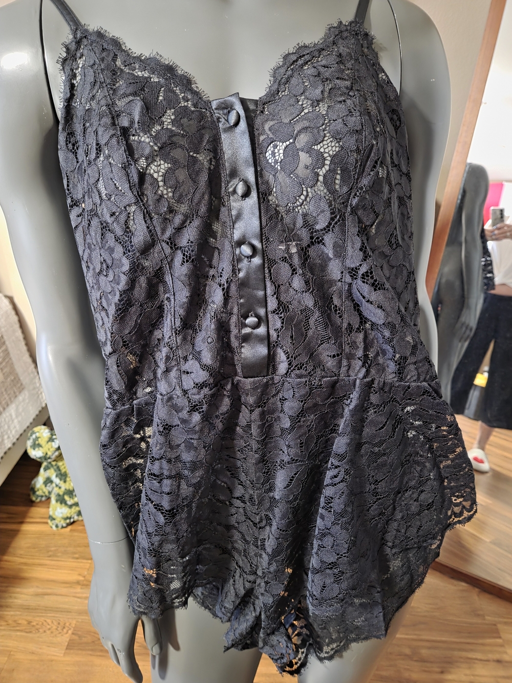 Cosabella Black Lace Magnolia Teddy